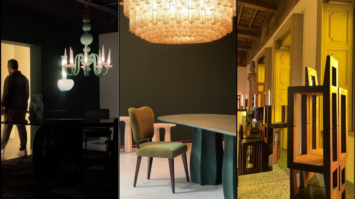 Da esquerda para a direita: Nilufar Grand Hotel, Kelly Wearstler no Palazzo Acerbi para a H&M HOME